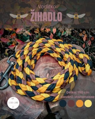Představujeme další vodítko z našich skladových zásob, které v sobě nese nádech podzimu. 🍂 Vodítko ŽIHADLO může být u tebe...