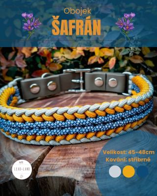 ✨ Obojek ŠAFRÁN ✨ Další kousek, který může rozzářit váš podzim. 🌞🍂 Ručně pletený z kvalitního paracordu, který vydrží...